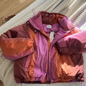 Urban Outfitters BDG Isla Lightweight Funnel Neck Puffer Jacket NWT